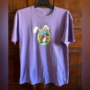 Buc-ee’s Lavender short sleeve T-Shirt Size XL
